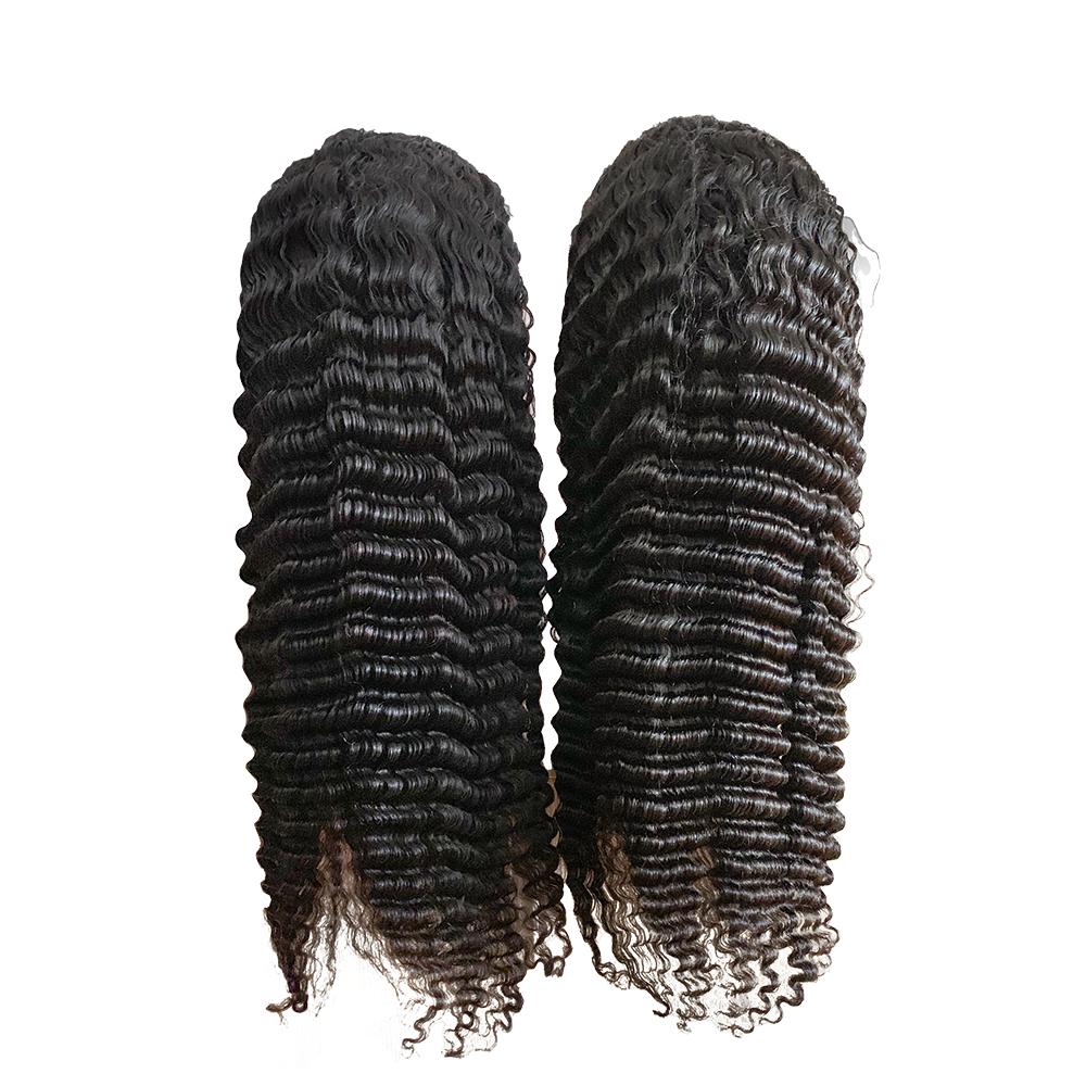 Transparent Deep Wave Frontal Wig